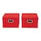 Household Essentials Storage Bins with Lids, 2ct.